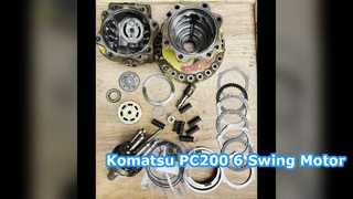 PC200-6 PC220-6 6D102 أجزاء حفارة سوينغ موتور عاصي 706-75-01170